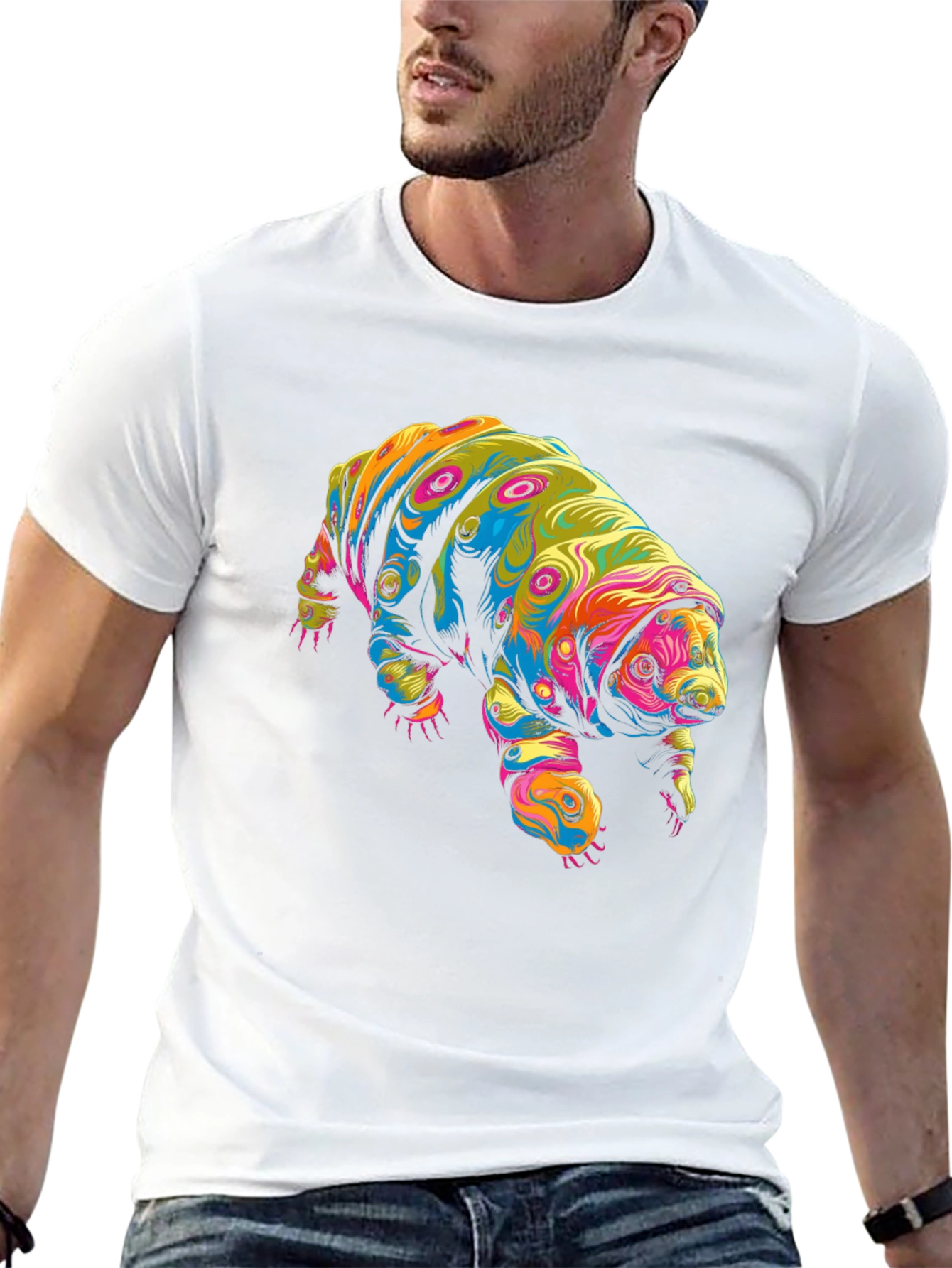Psychedelic Tardigrade Graphic T-Shirt