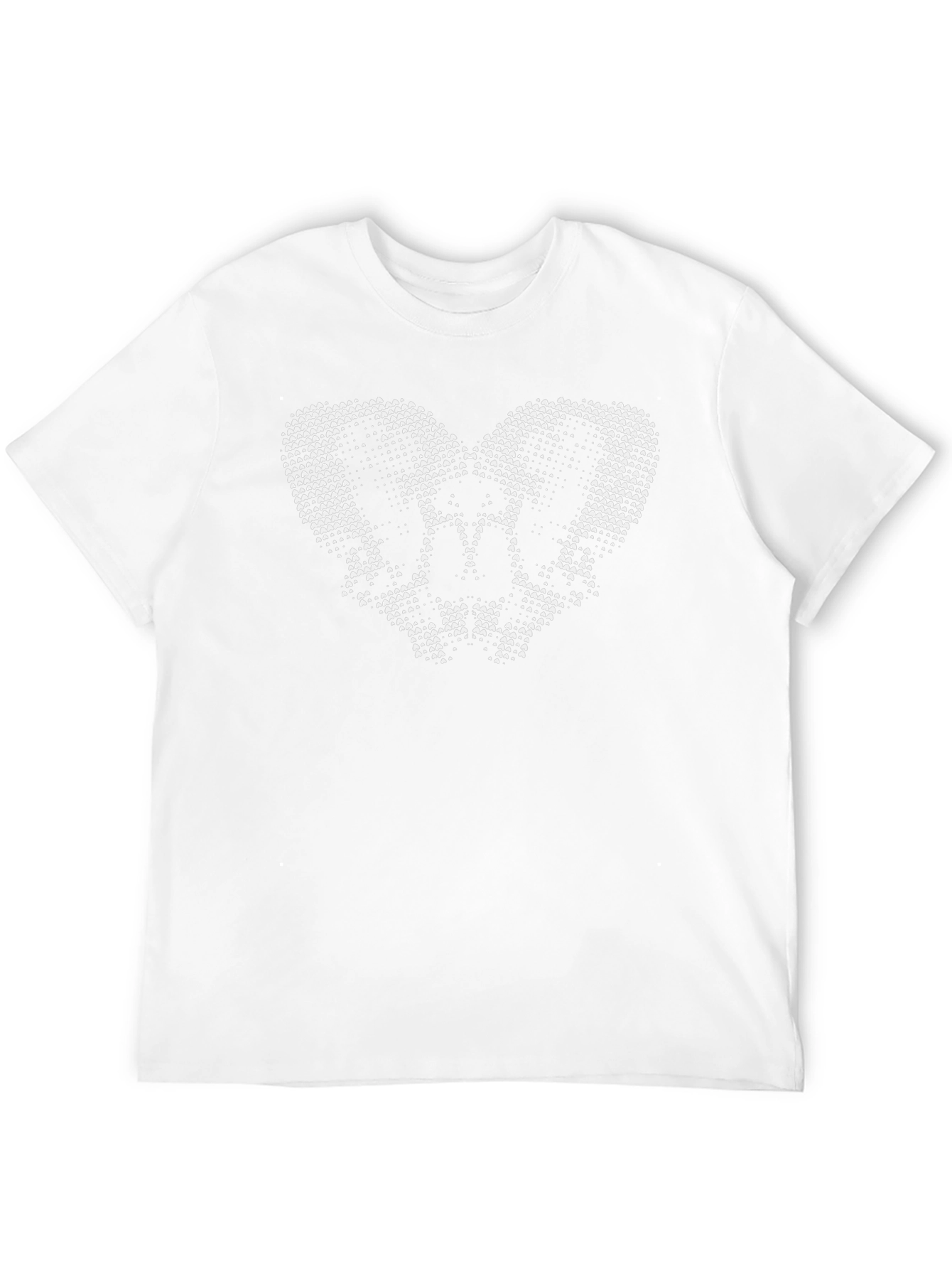 Heart Skull Graphic Black Tee