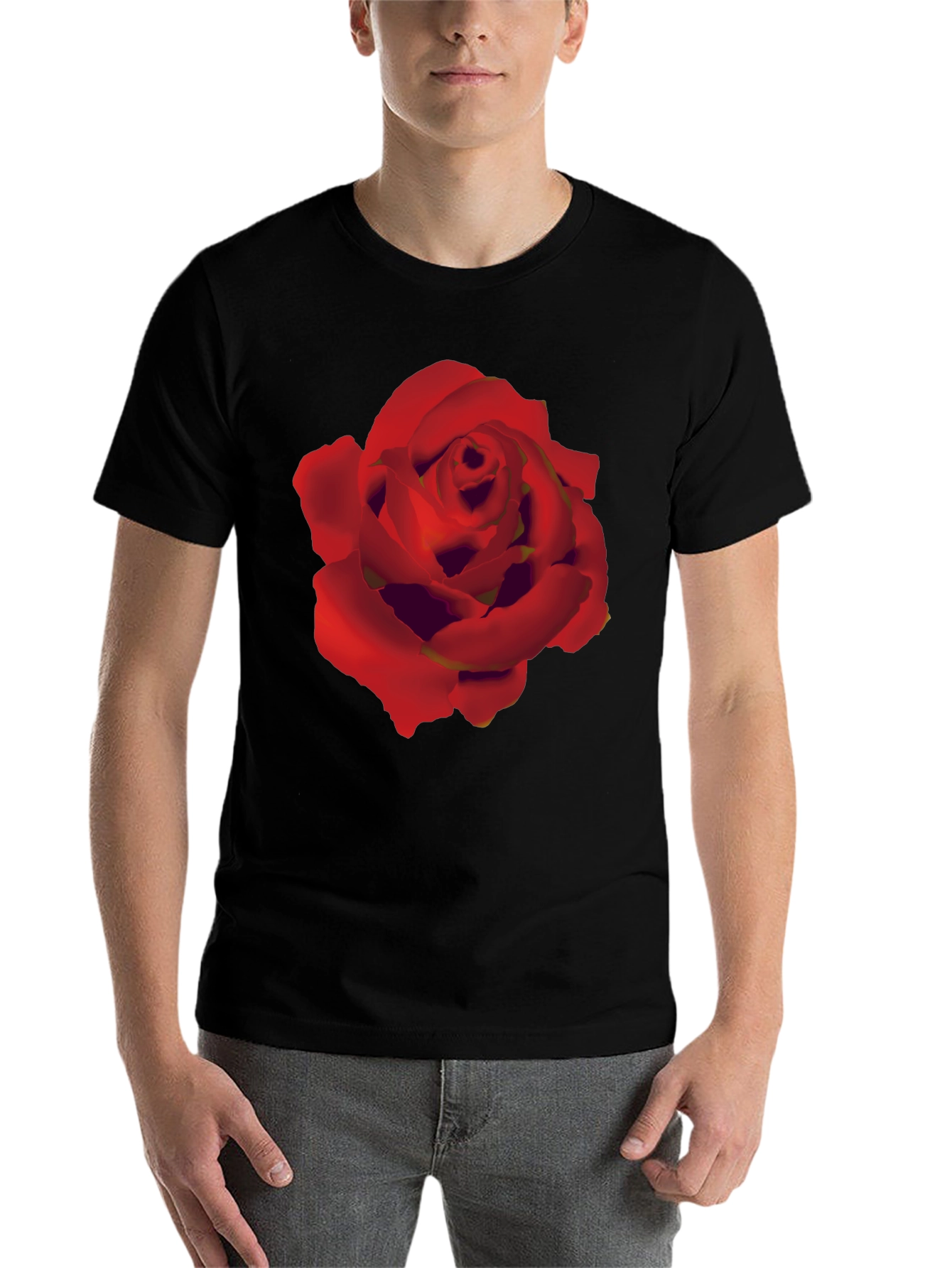 Black Rose Graphic T-Shirt