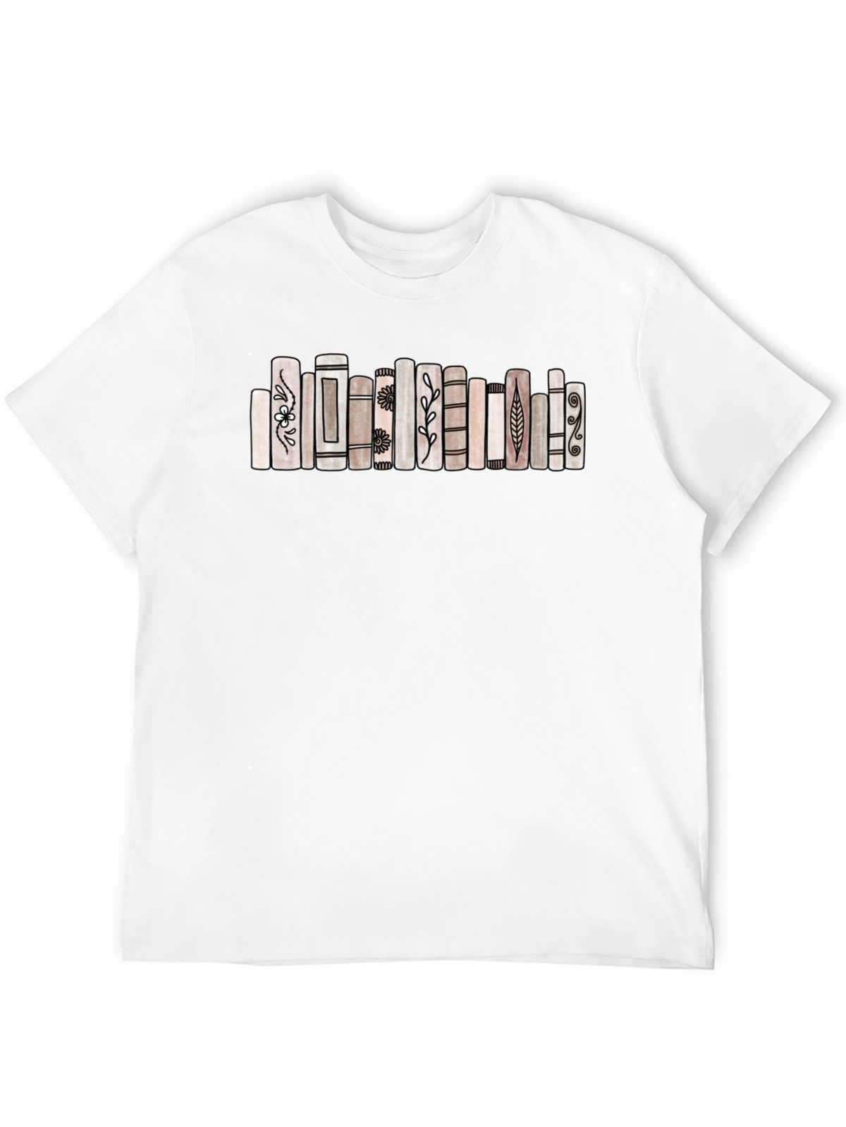 Book Stack Graphic Tee - Stylish & Unique