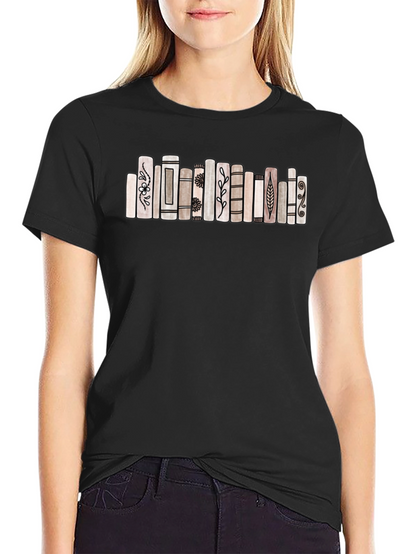 Book Stack Graphic Tee - Stylish & Unique