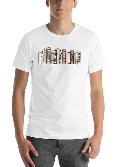 Book Stack Graphic Tee - Stylish & Unique