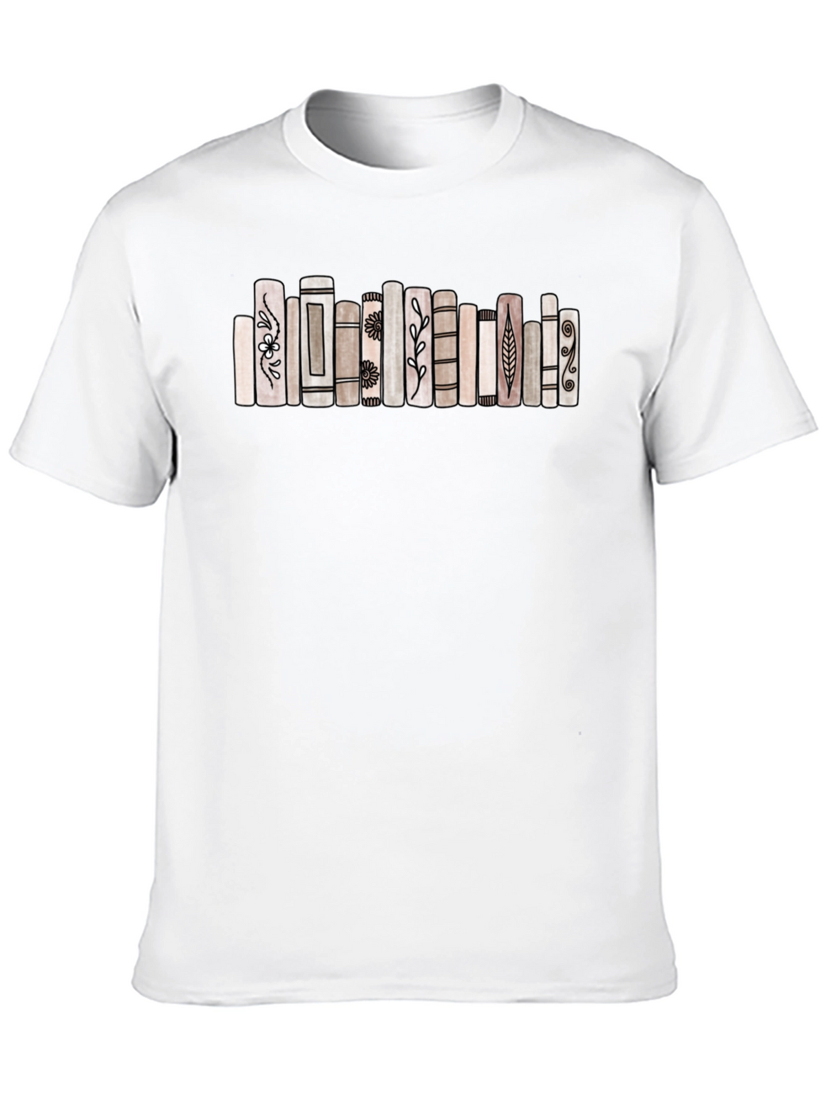 Book Stack Graphic Tee - Stylish & Unique