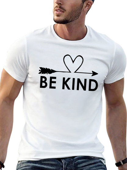 Be Kind Arrow Heart Black T-Shirt