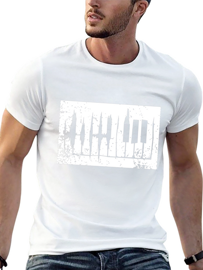 Piano Keys Graphic Black T-Shirt - Music Lover Tee