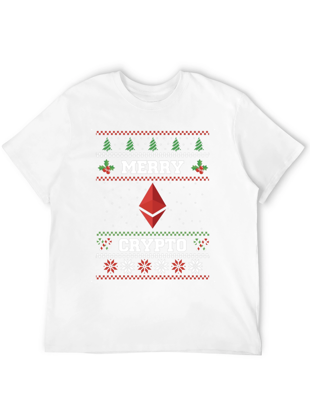 Merry Crypto Ugly Christmas T-Shirt