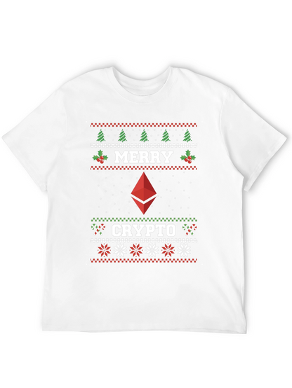 Merry Crypto Ugly Christmas T-Shirt