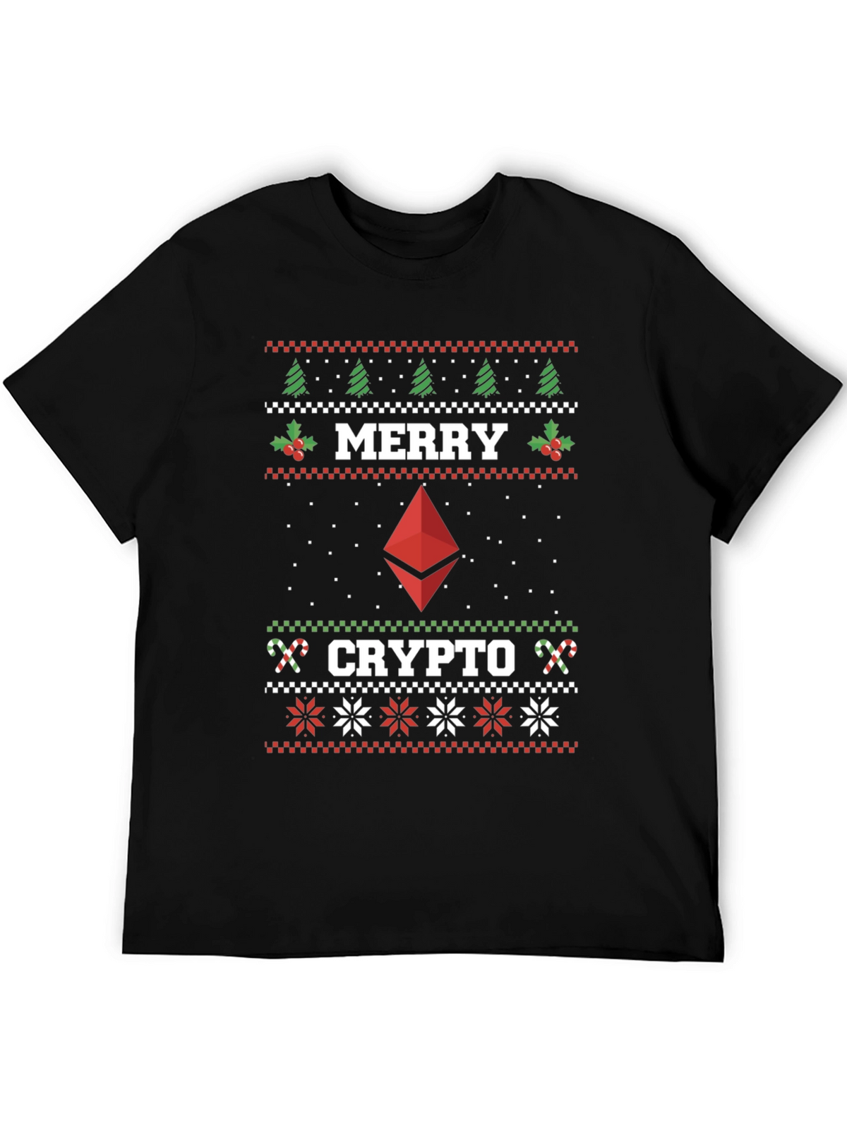 Merry Crypto Ugly Christmas T-Shirt
