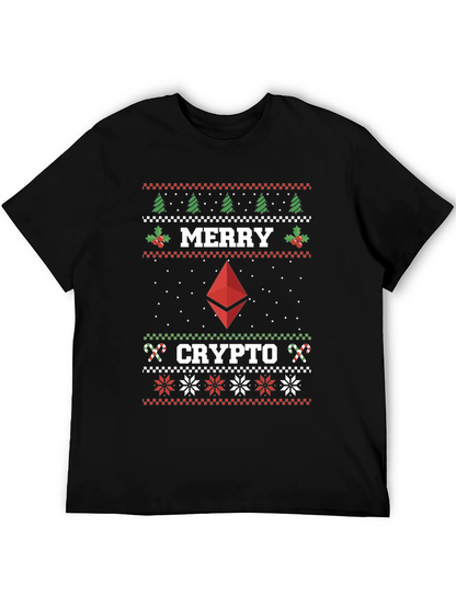 Merry Crypto Ugly Christmas T-Shirt