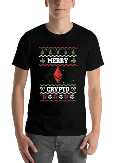 Merry Crypto Ugly Christmas T-Shirt
