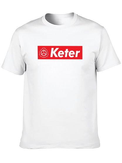 Keter SCP Foundation T-Shirt - Red Box Logo Design