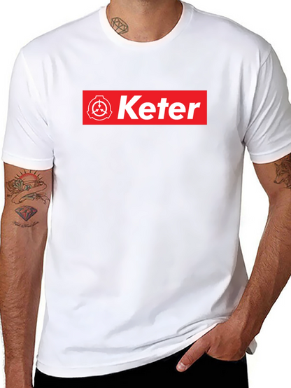 Keter SCP Foundation T-Shirt - Red Box Logo Design