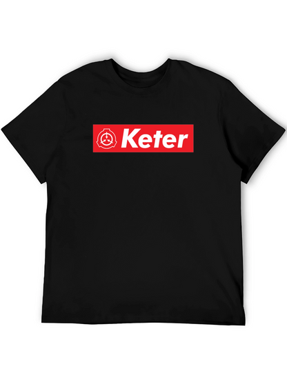 Keter SCP Foundation T-Shirt - Red Box Logo Design