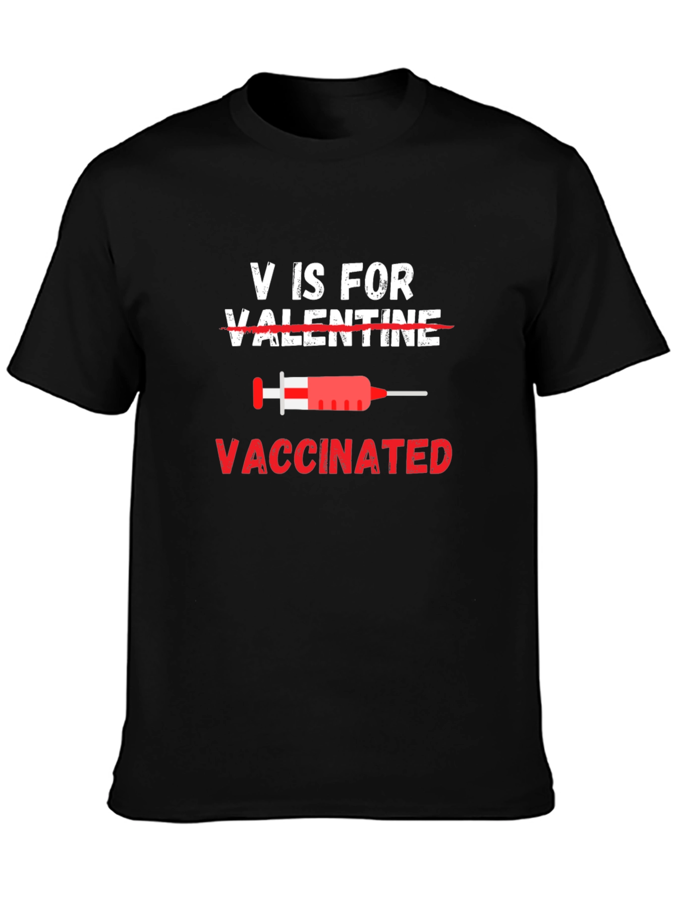 Vaccinated Valentines Day T-Shirt