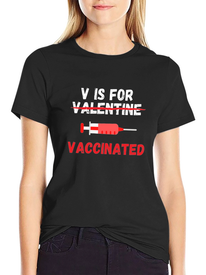 Vaccinated Valentines Day T-Shirt