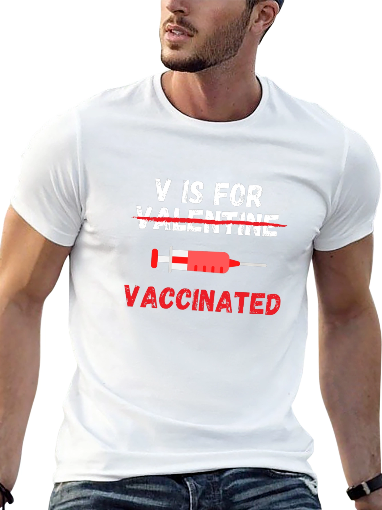Vaccinated Valentines Day T-Shirt