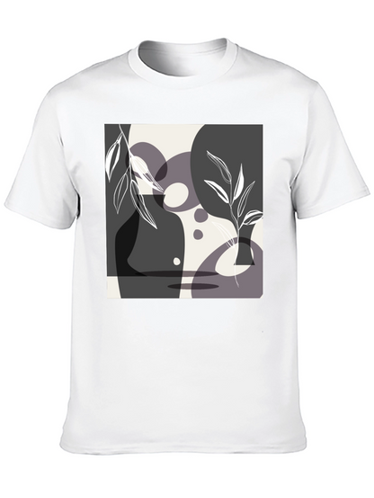 Abstract Art Black T-Shirt