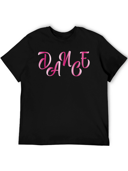 Dance Graphic Tee - Stylish Black T-Shirt