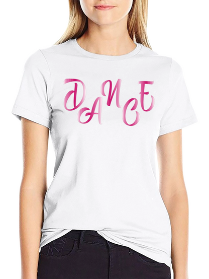 Dance Graphic Tee - Stylish Black T-Shirt