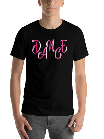 Dance Graphic Tee - Stylish Black T-Shirt