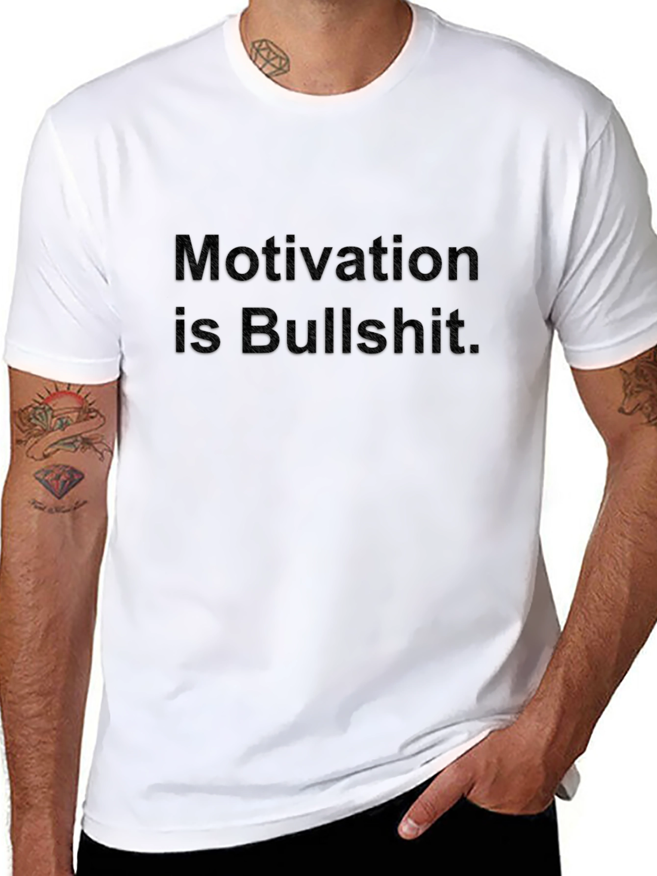 Motivation is Bullshit Graphic T-Shirt