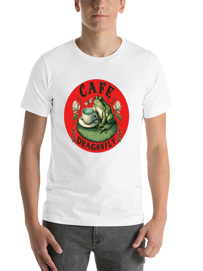 Cafe Dragonfly Frog T-Shirt