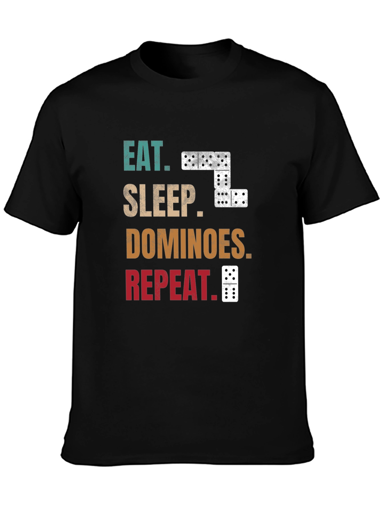 Eat Sleep Dominoes Repeat T-Shirt