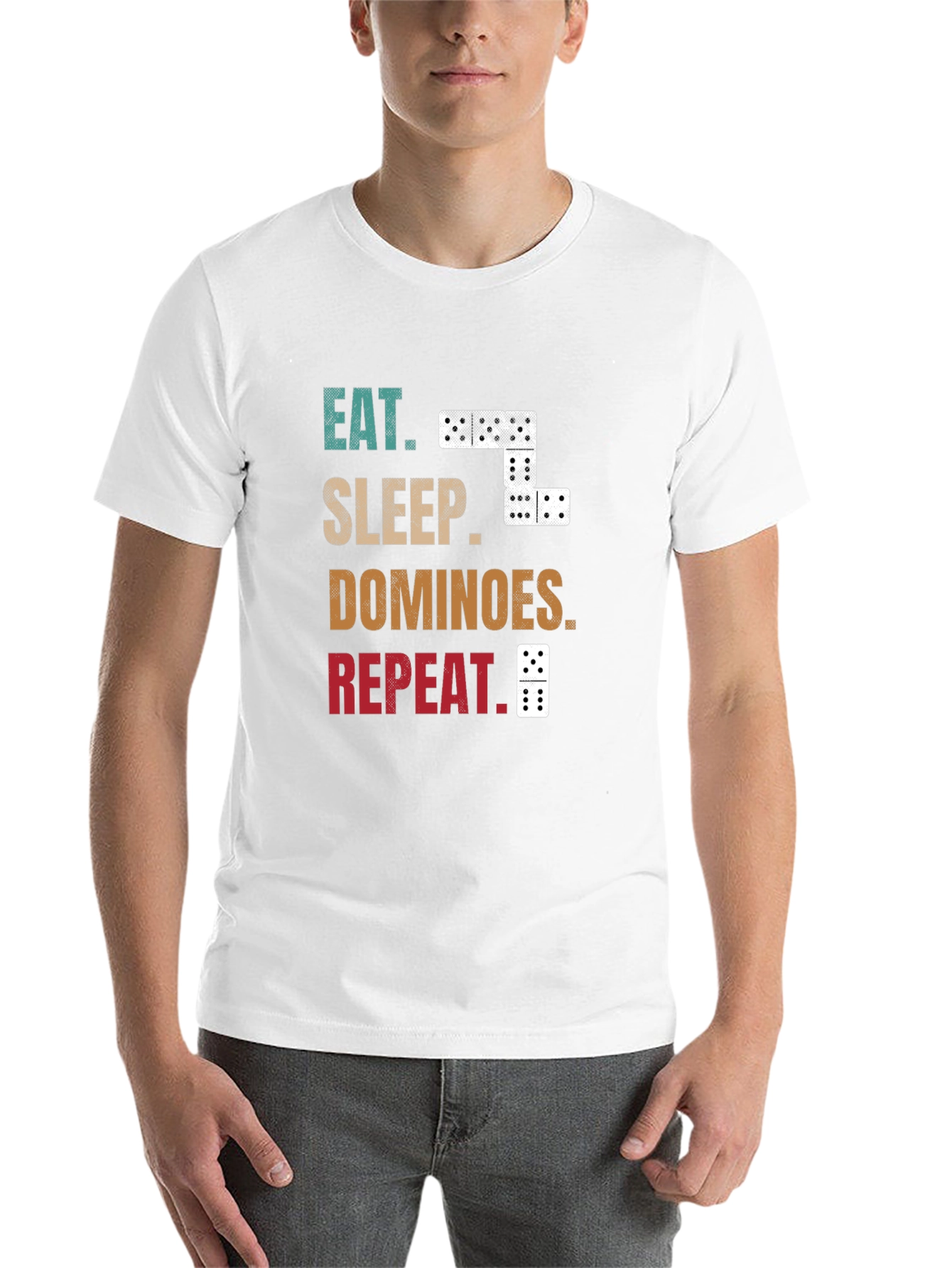 Eat Sleep Dominoes Repeat T-Shirt