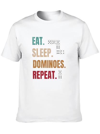 Eat Sleep Dominoes Repeat T-Shirt