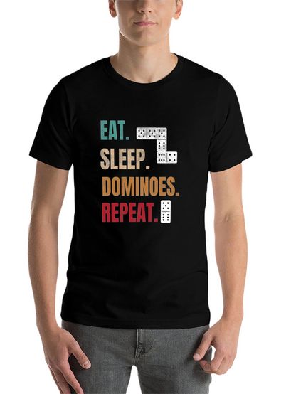 Eat Sleep Dominoes Repeat T-Shirt