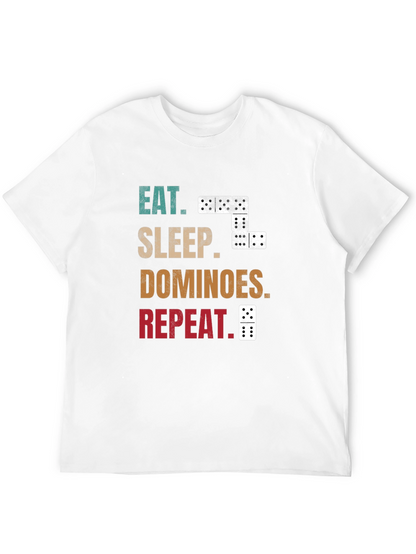Eat Sleep Dominoes Repeat T-Shirt
