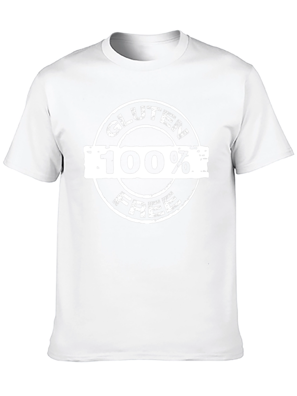 Gluten Free 100% T-Shirt - Black Graphic Tee