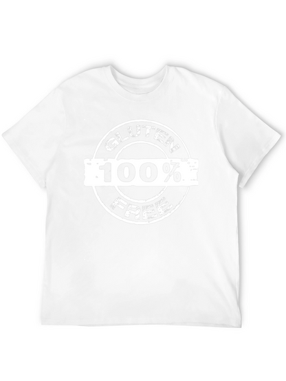 Gluten Free 100% T-Shirt - Black Graphic Tee
