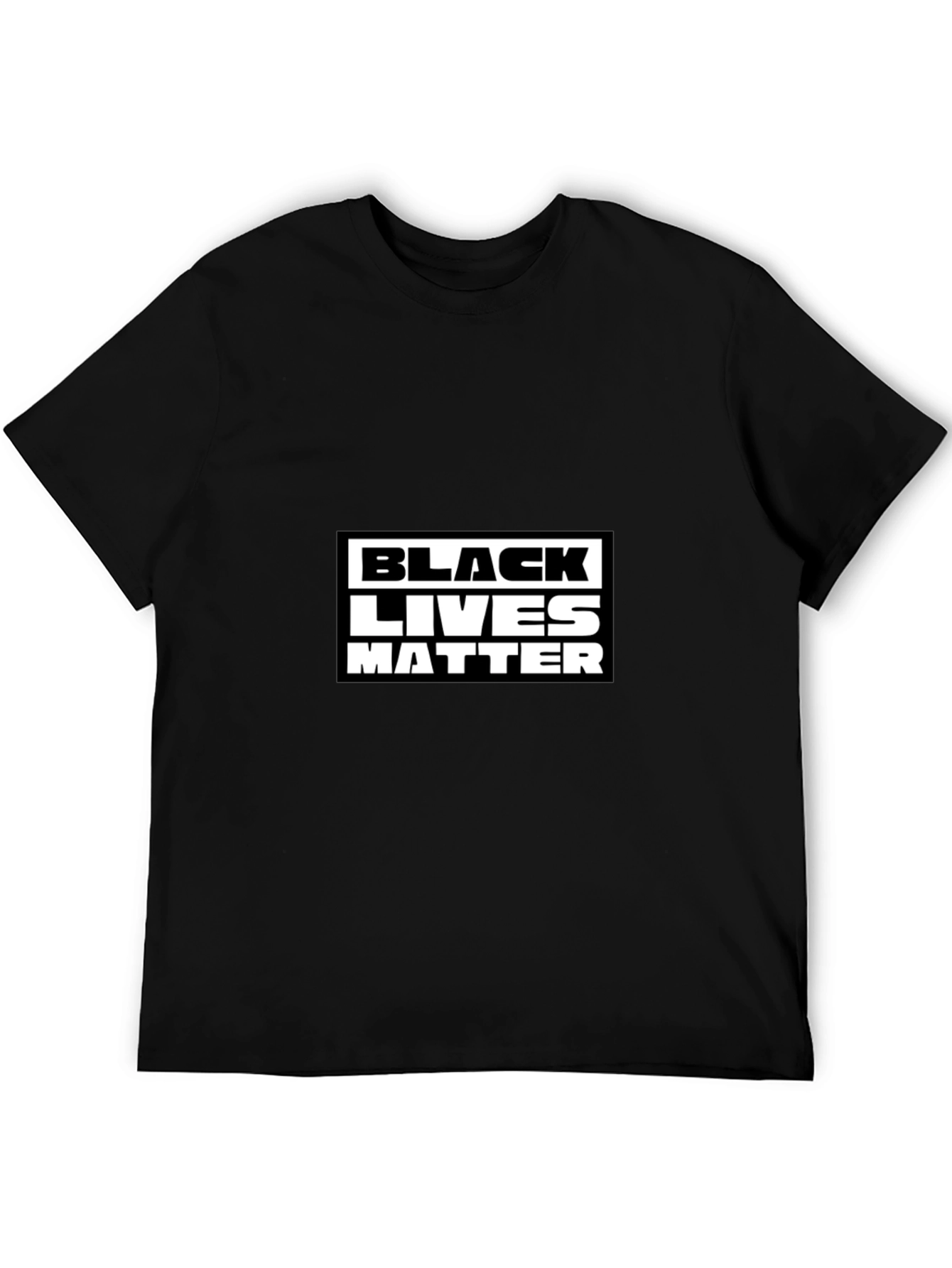 Black Lives Matter Graphic Tee - Mens Black T-Shirt