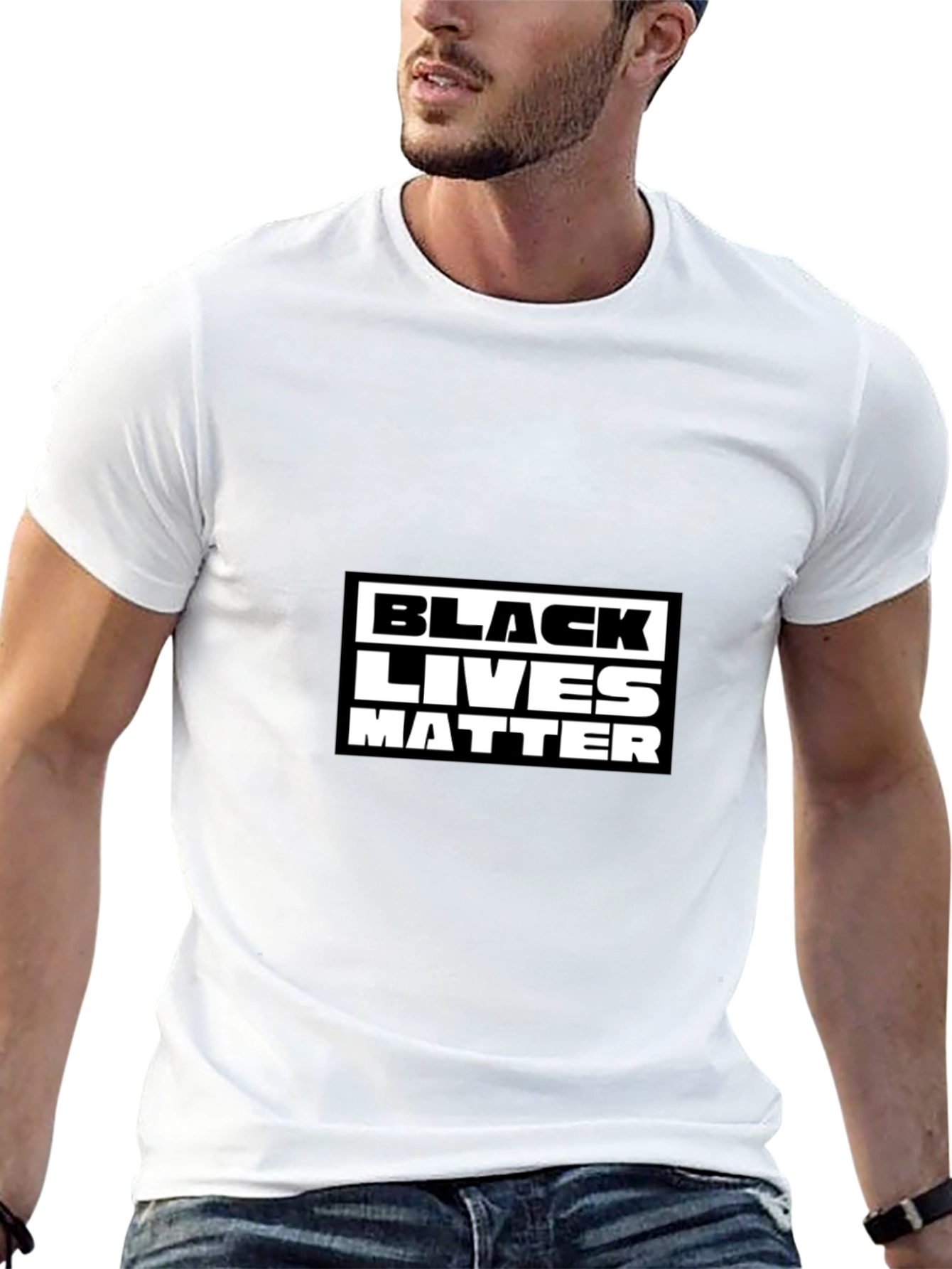 Black Lives Matter Graphic Tee - Mens Black T-Shirt
