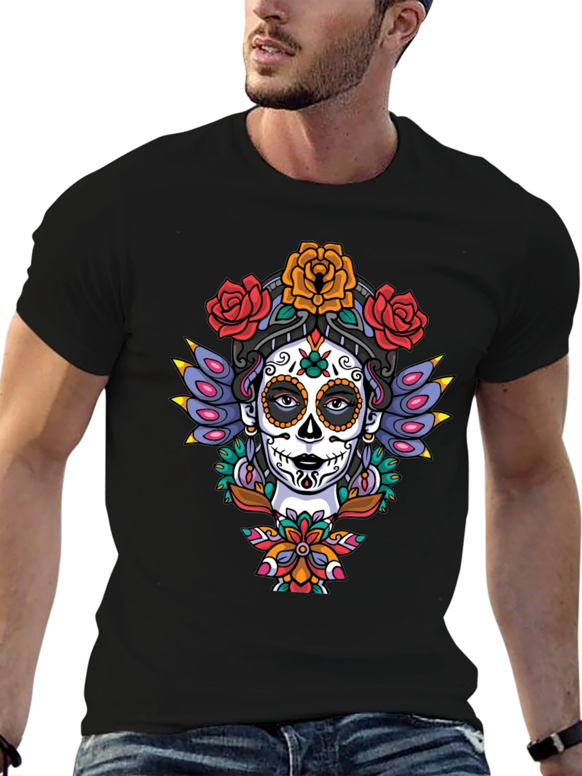 Day of the Dead Sugar Skull T-Shirt