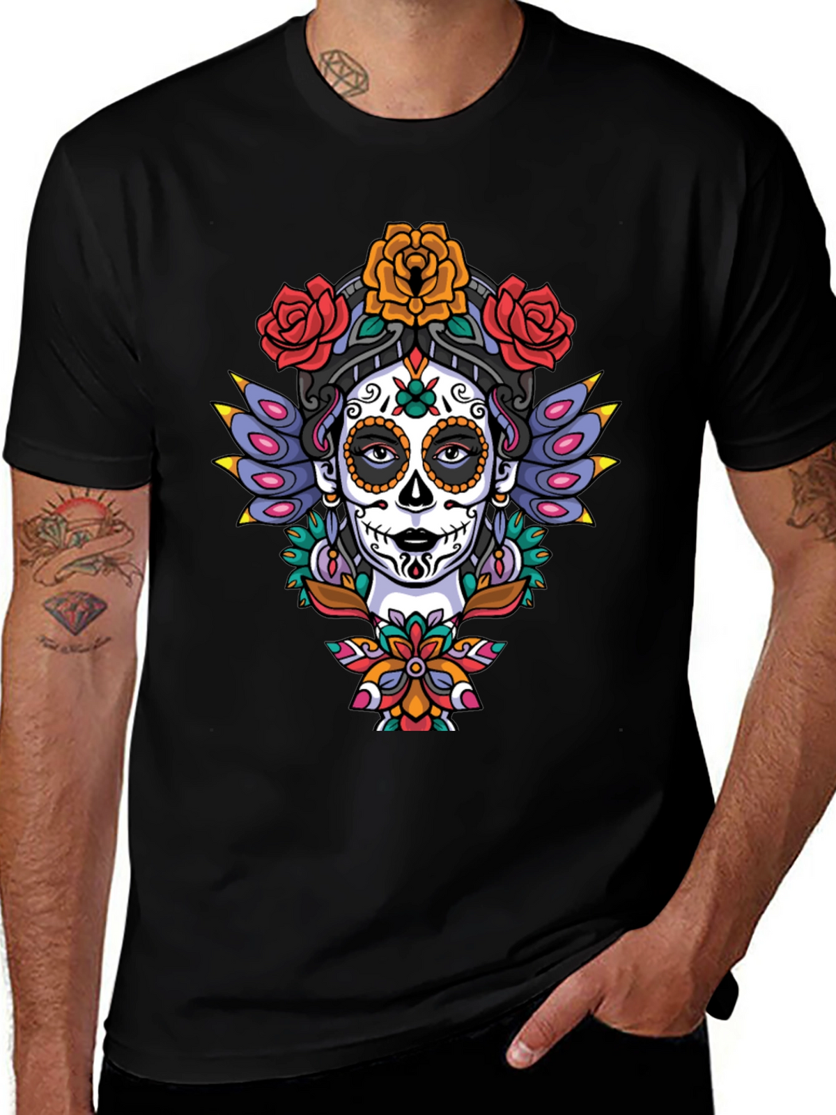 Day of the Dead Sugar Skull T-Shirt