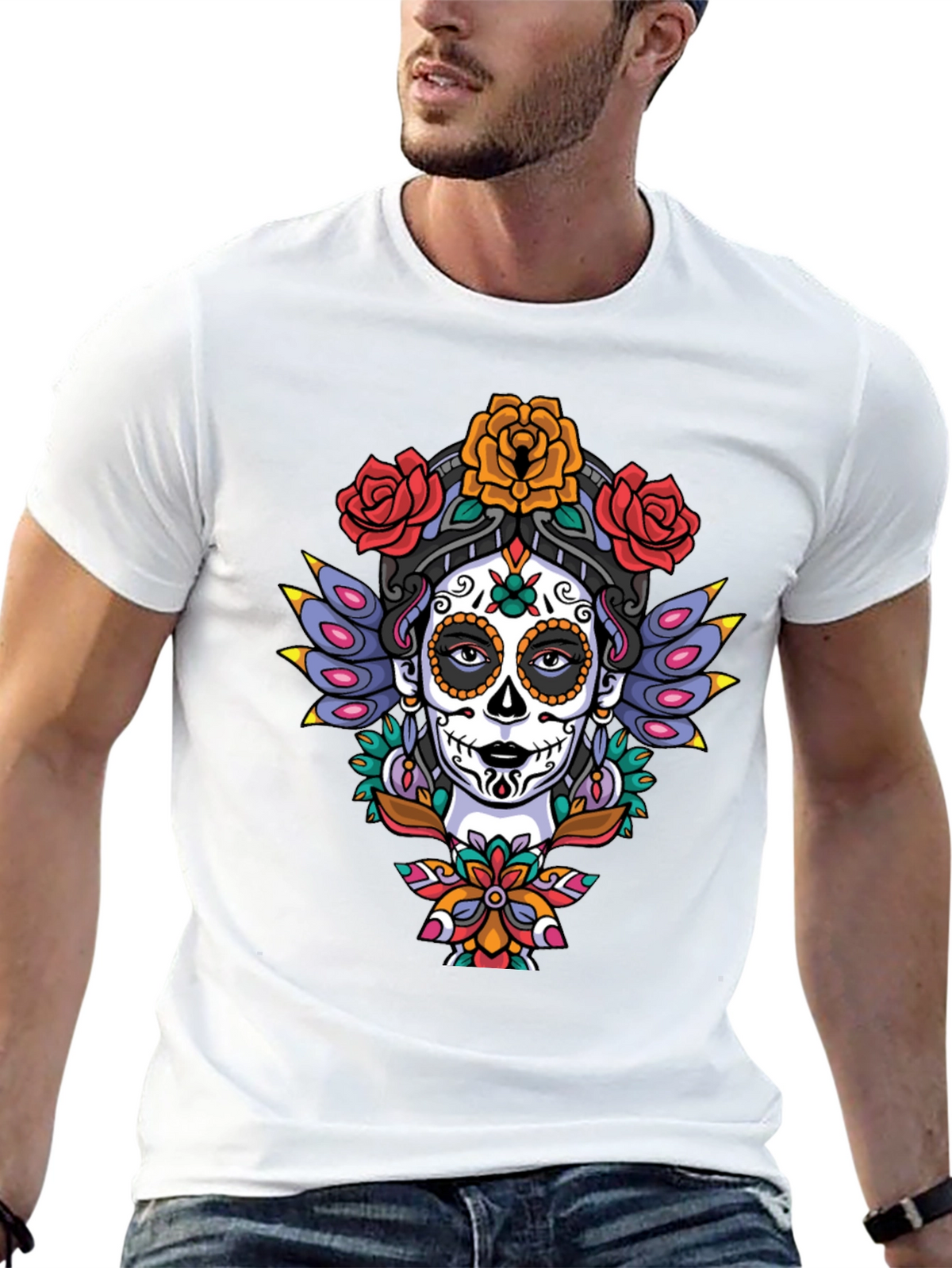 Day of the Dead Sugar Skull T-Shirt