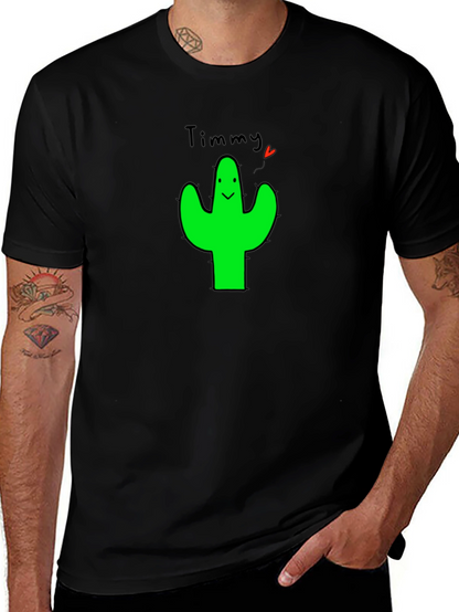 Timmy Cactus Graphic T-Shirt - Cute & Trendy