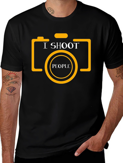I Shoot People Photography Graphic Tee