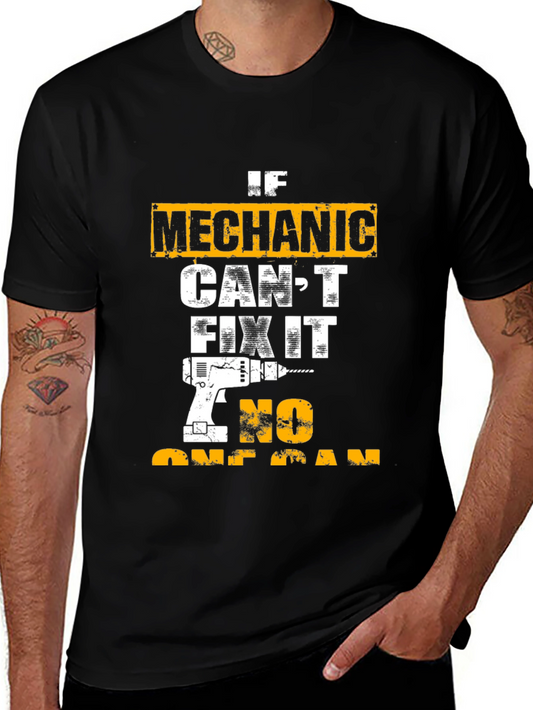 Mechanic Fix It Graphic Tee - Cool Gift for Mechanics