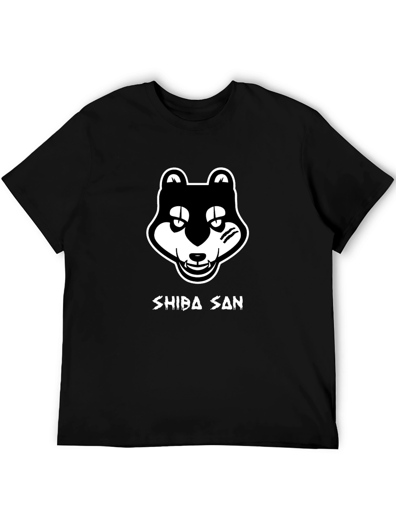 Shiba San T-Shirt Black Graphic Tee