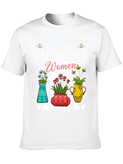 Strongest Women Floral T-Shirt