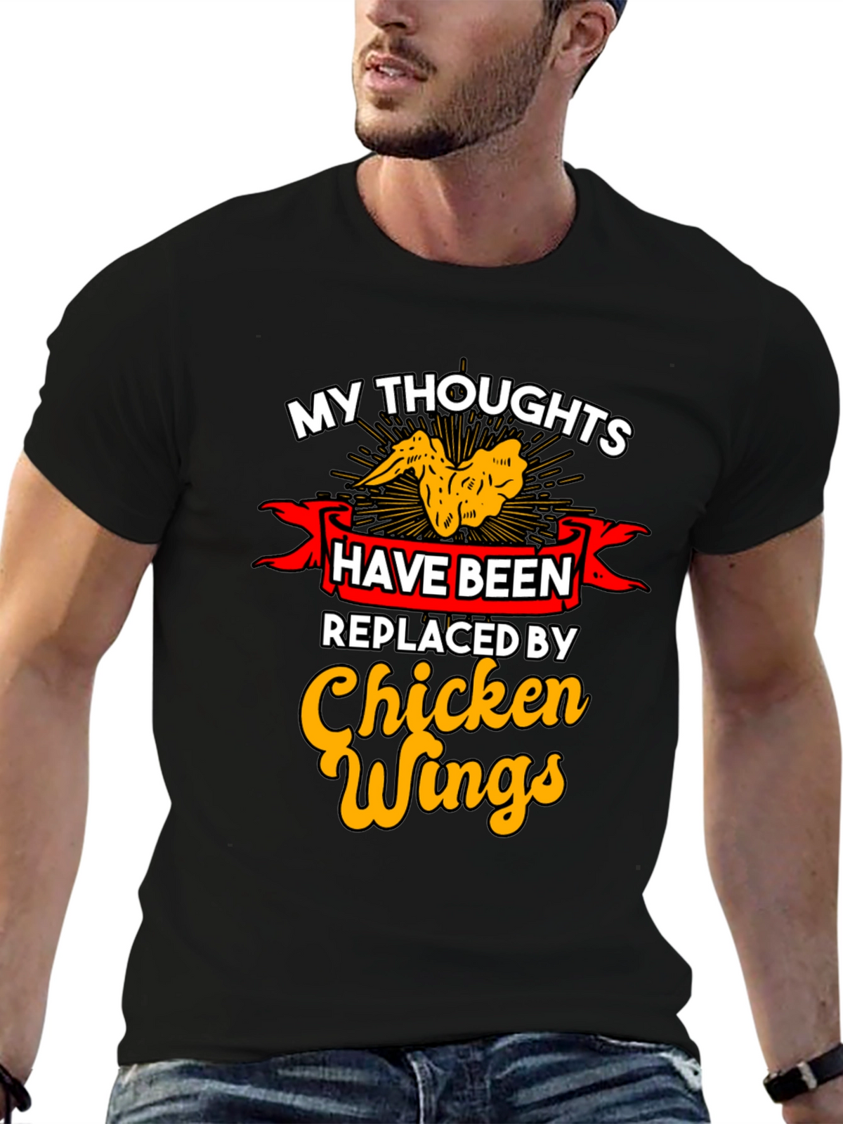 Chicken Wings Obsessed T-Shirt - Foodie Apparel