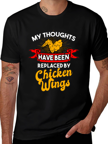 Chicken Wings Obsessed T-Shirt - Foodie Apparel