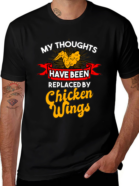 Chicken Wings Obsessed T-Shirt - Foodie Apparel