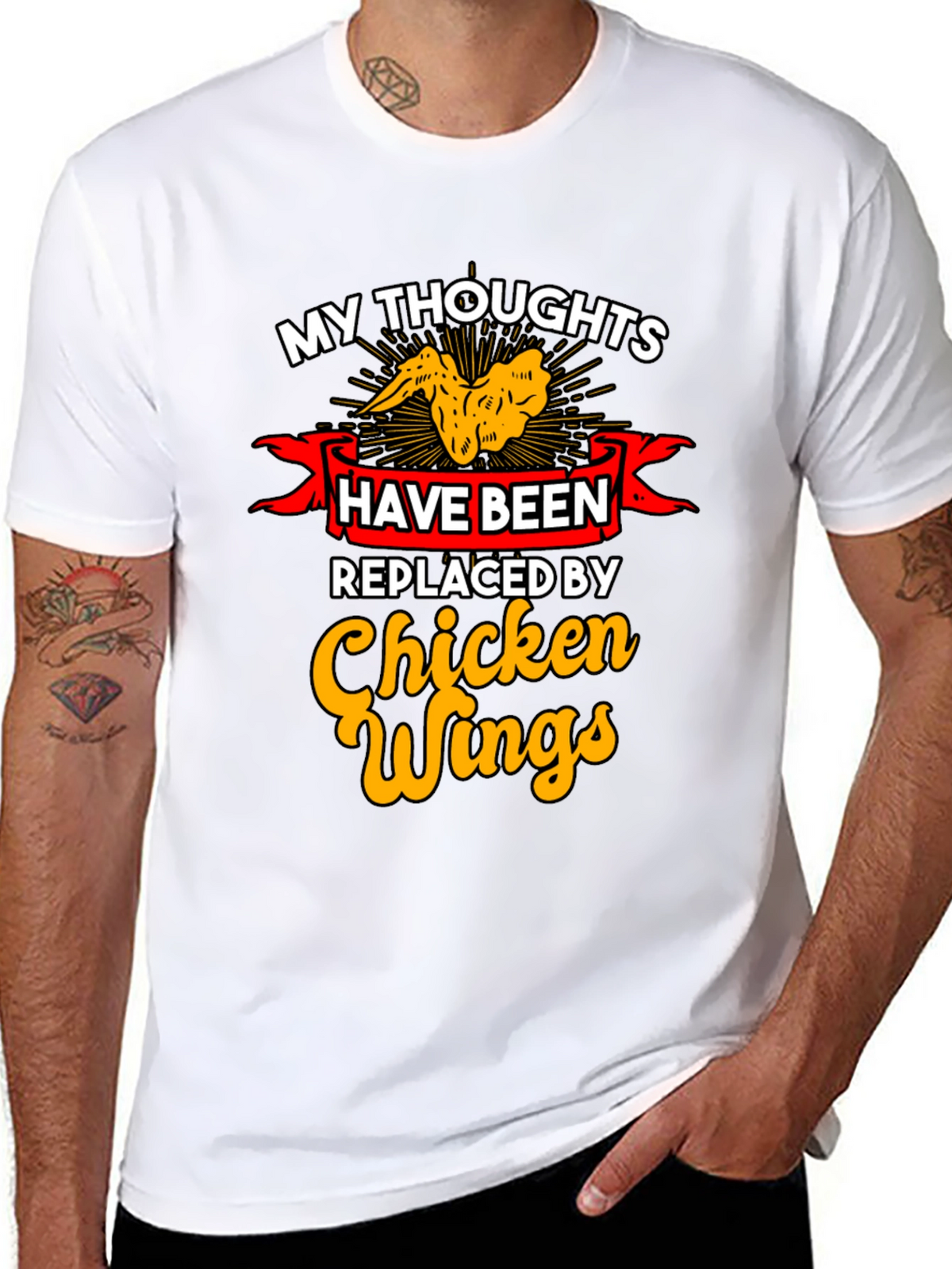 Chicken Wings Obsessed T-Shirt - Foodie Apparel