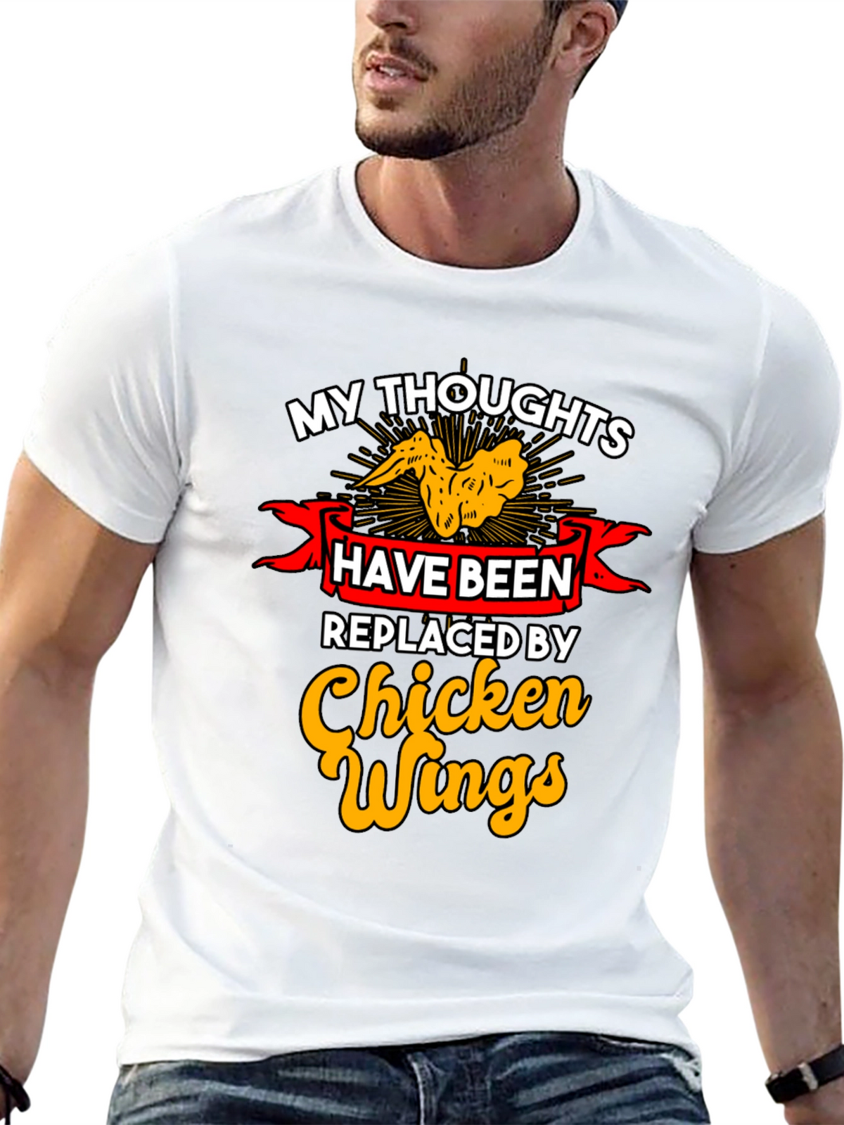 Chicken Wings Obsessed T-Shirt - Foodie Apparel