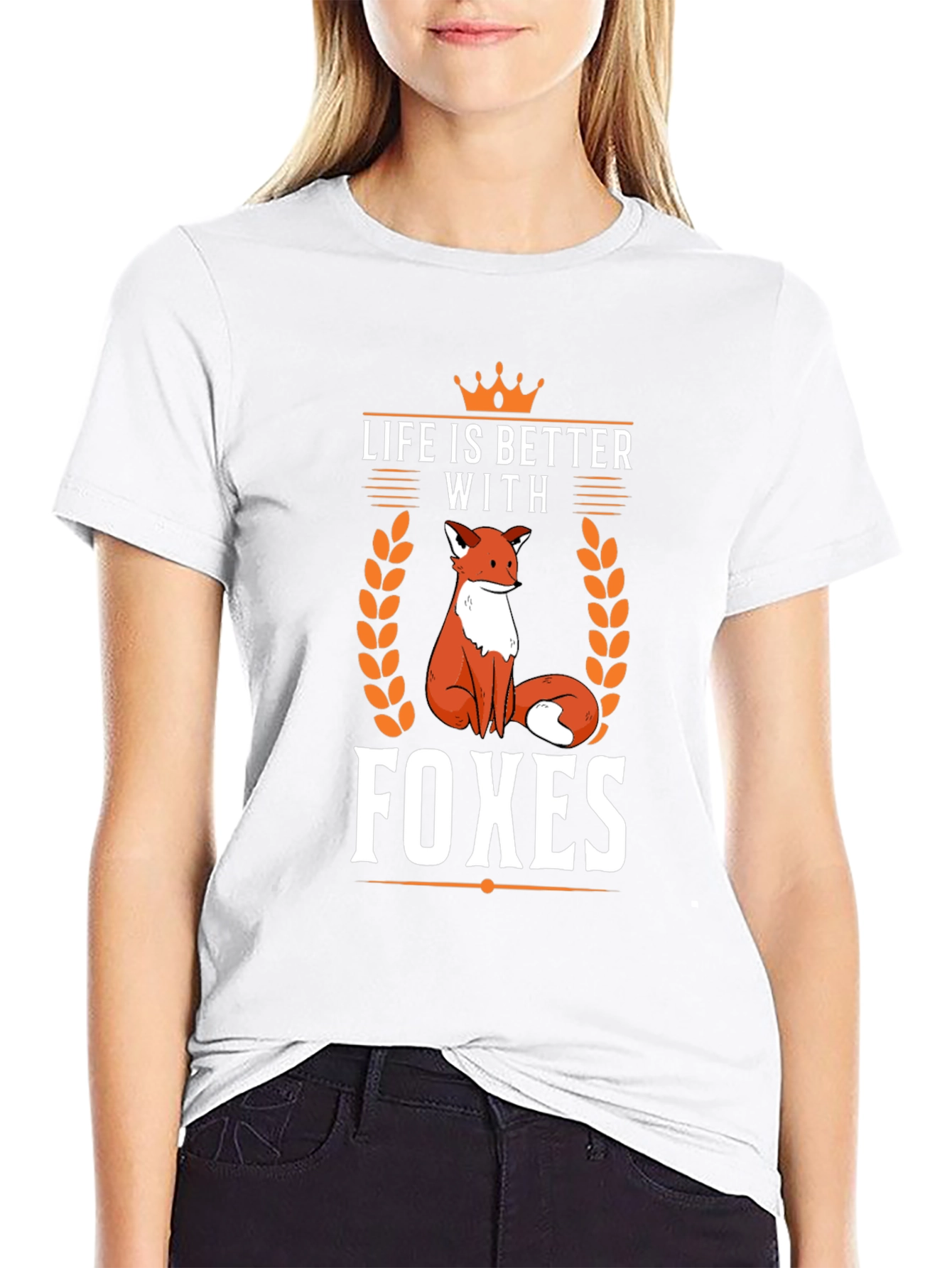 Life is Better with Foxes T-Shirt