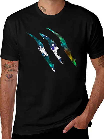 Galaxy Claw Mark Black T-Shirt